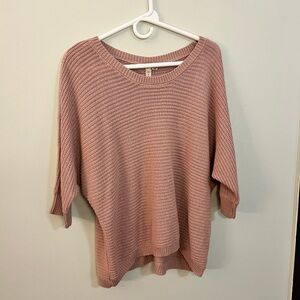 Misia Blush Pink Crew Neck Sweater